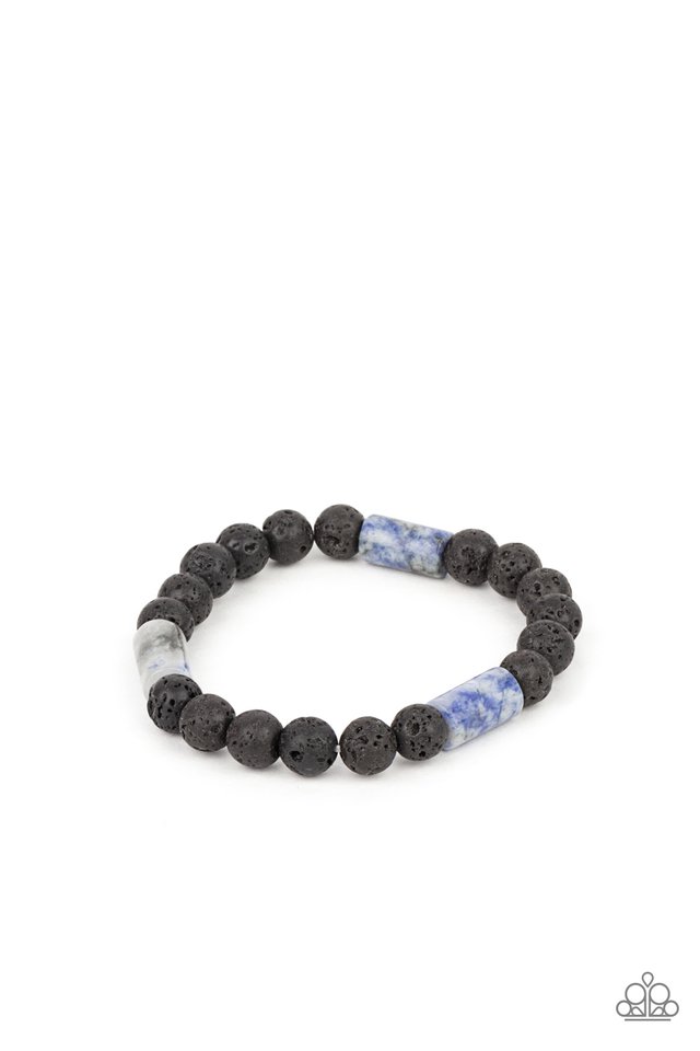 Earthy Energy - Blue - Paparazzi Bracelet Image