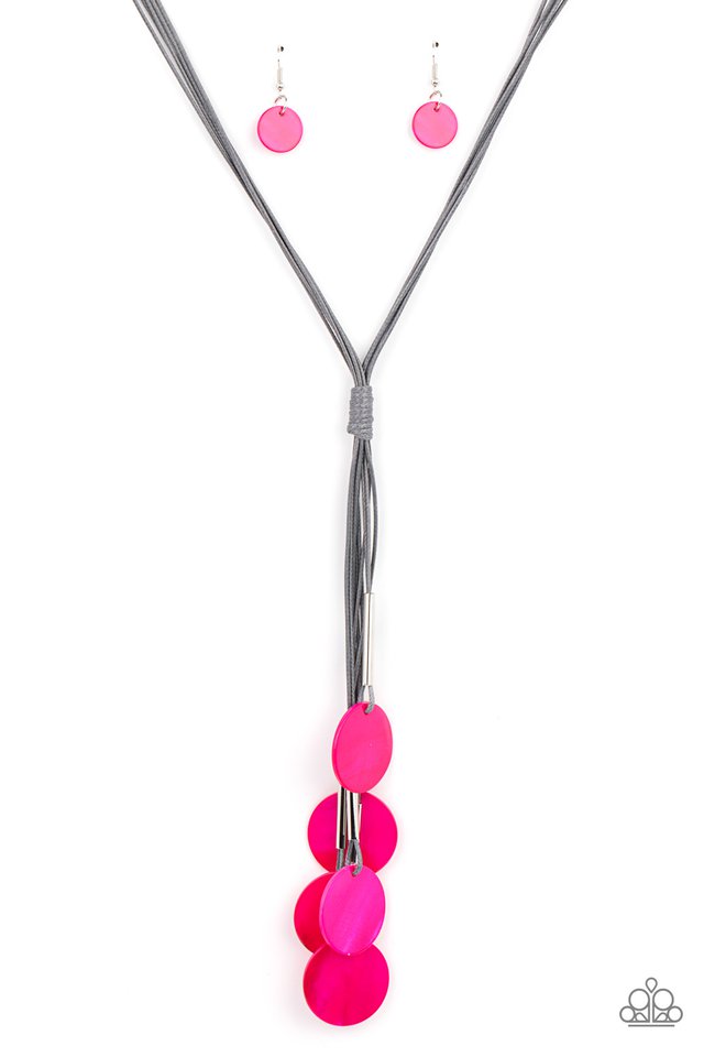 Tidal Tassels - Pink - Paparazzi Necklace Image