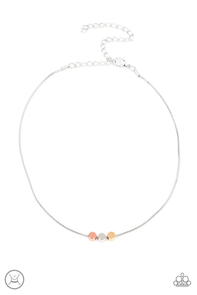 Dynamically Dainty - Multi - Paparazzi Necklace Image