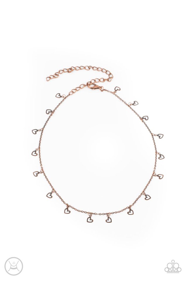Charismatically Cupid - Copper - Paparazzi Necklace Image