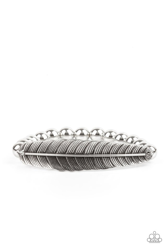 ​Featherlight Fashion - Silver - Paparazzi Bracelet Image