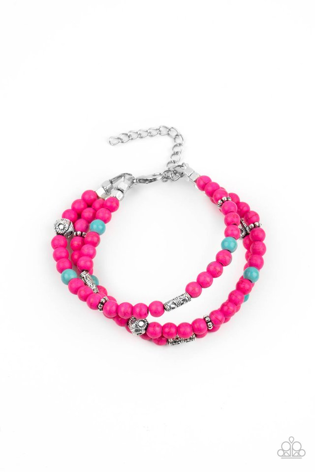 Desert Decorum - Pink - Paparazzi Bracelet Image