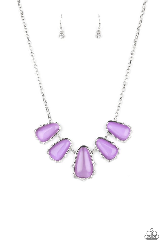 Newport Princess - Purple - Paparazzi Necklace Image