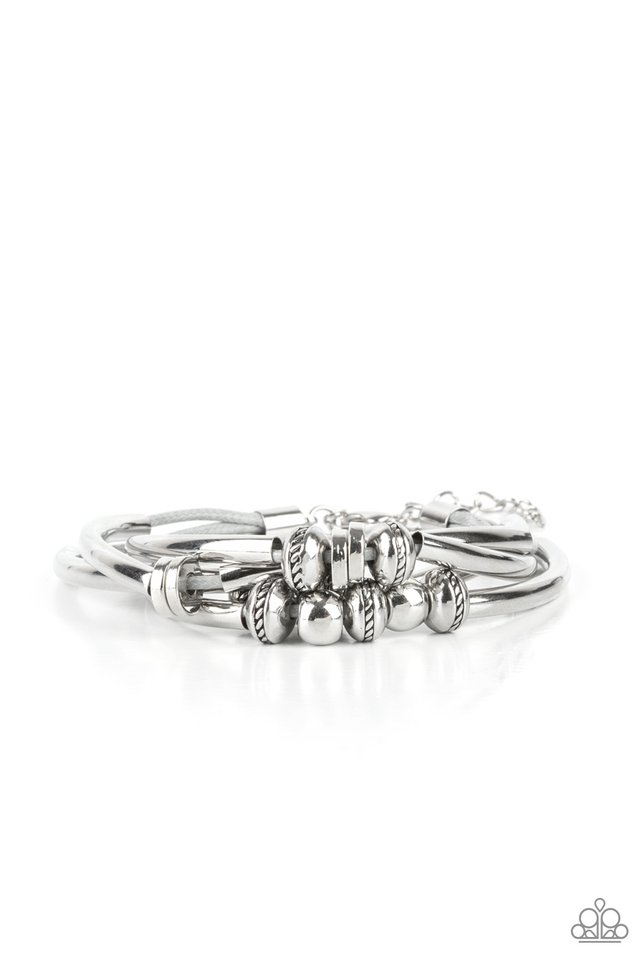 We Aim To Please - Silver - Paparazzi Bracelet Image