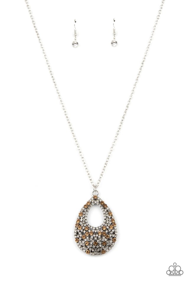 ​​High Society Stargazing - Brown - Paparazzi Necklace Image