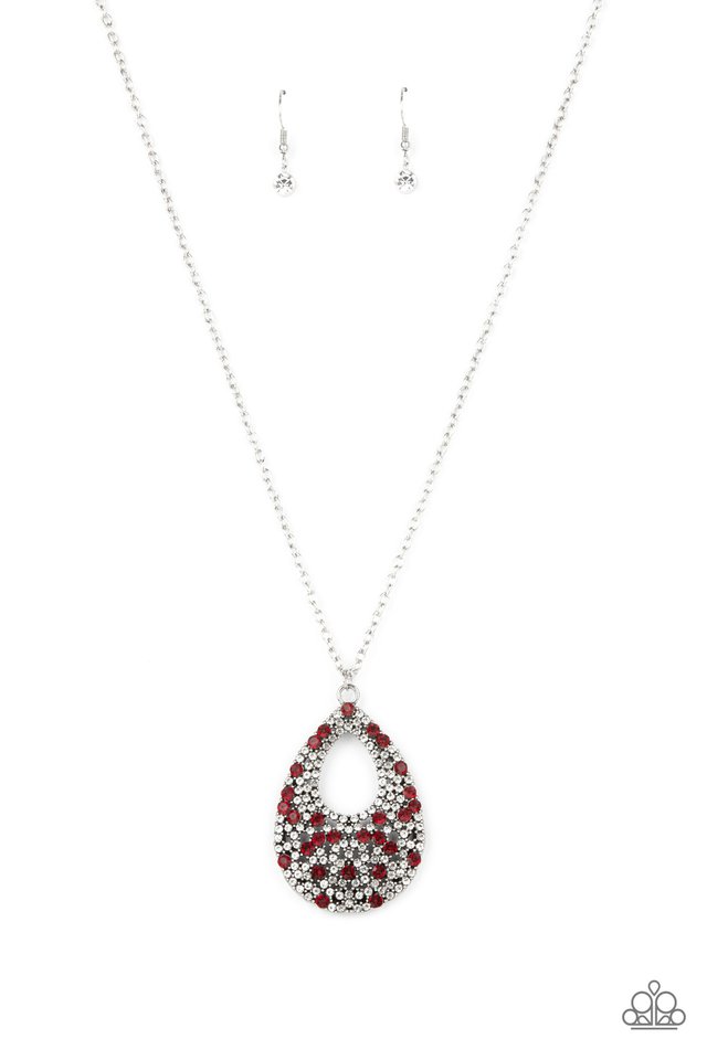 ​High Society Stargazing - Red - Paparazzi Necklace Image