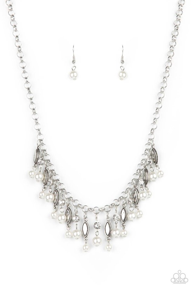 Cosmopolitan Couture - White - Paparazzi Necklace Image