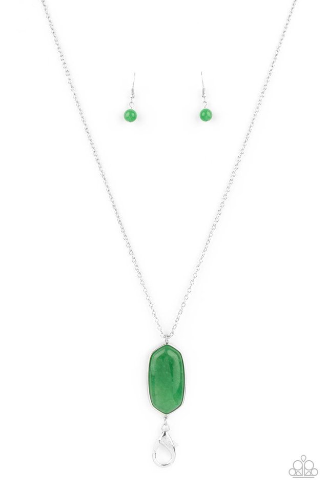 Elemental Elegance - Green - Paparazzi Necklace Image