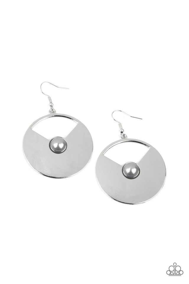 Record-Breaking Brilliance - Silver - Paparazzi Earring Image