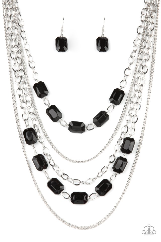 Standout Strands - Black - Paparazzi Necklace Image