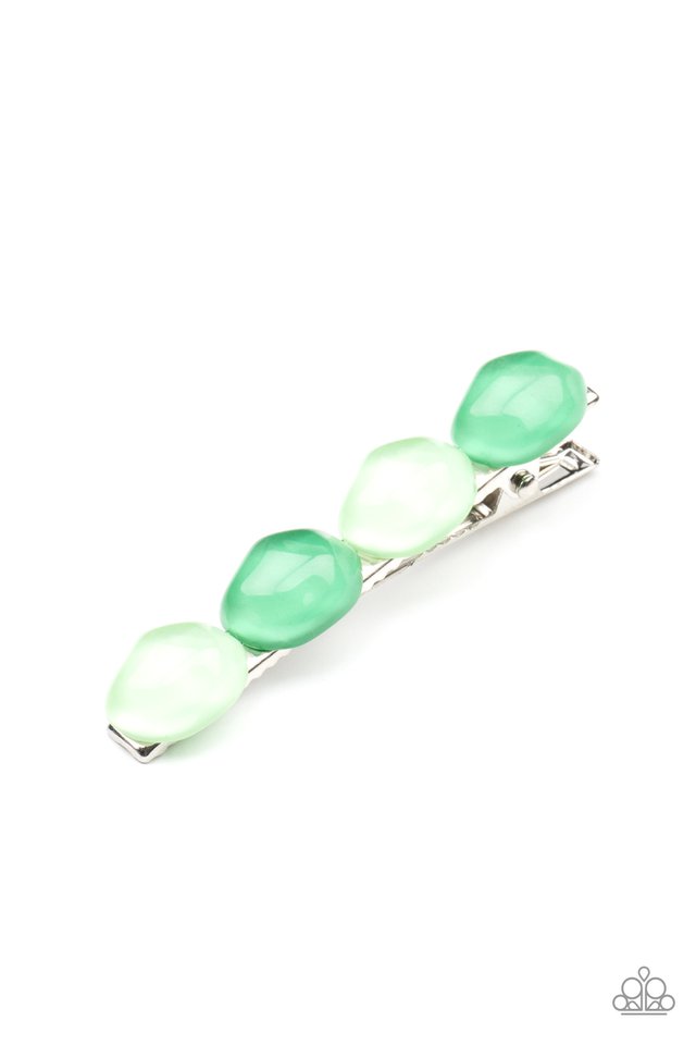 Bubbly Reflections - Green - Paparazzi Hair Accessories Image