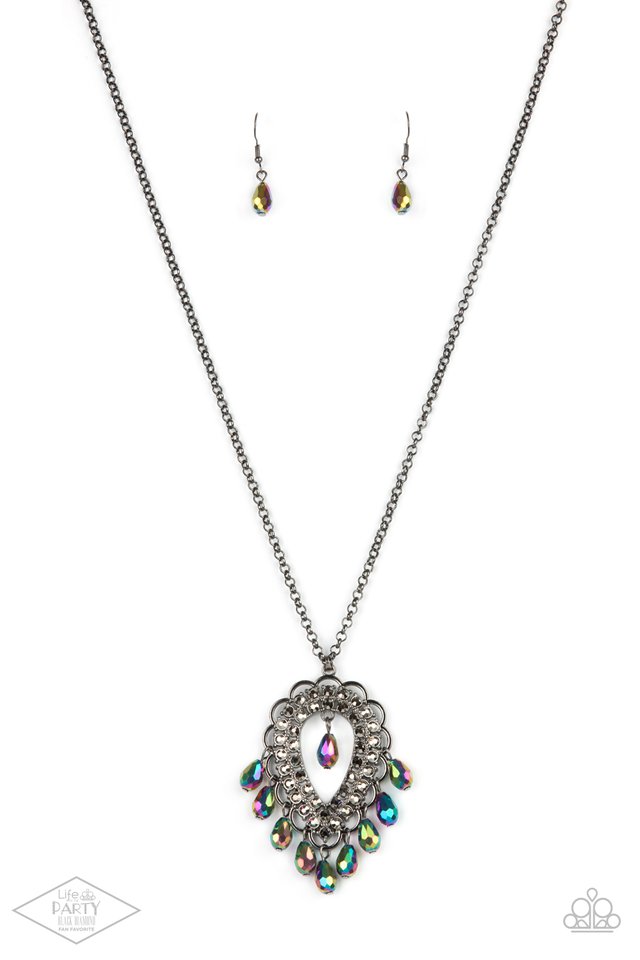 ​Teasable Teardrops - Multi - Paparazzi Necklace Image