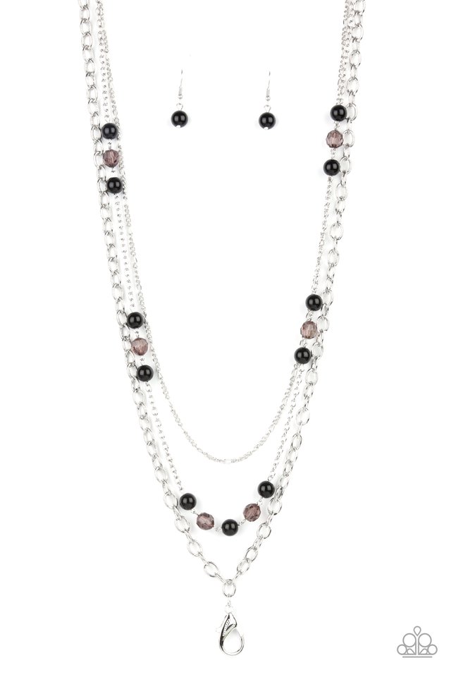 GLEAM Work - Black - Paparazzi Necklace Image