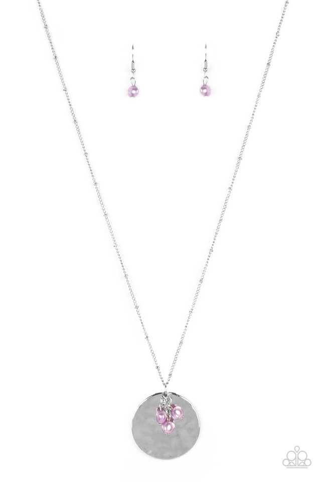 Seaside Shimmer - Purple - Paparazzi Necklace Image