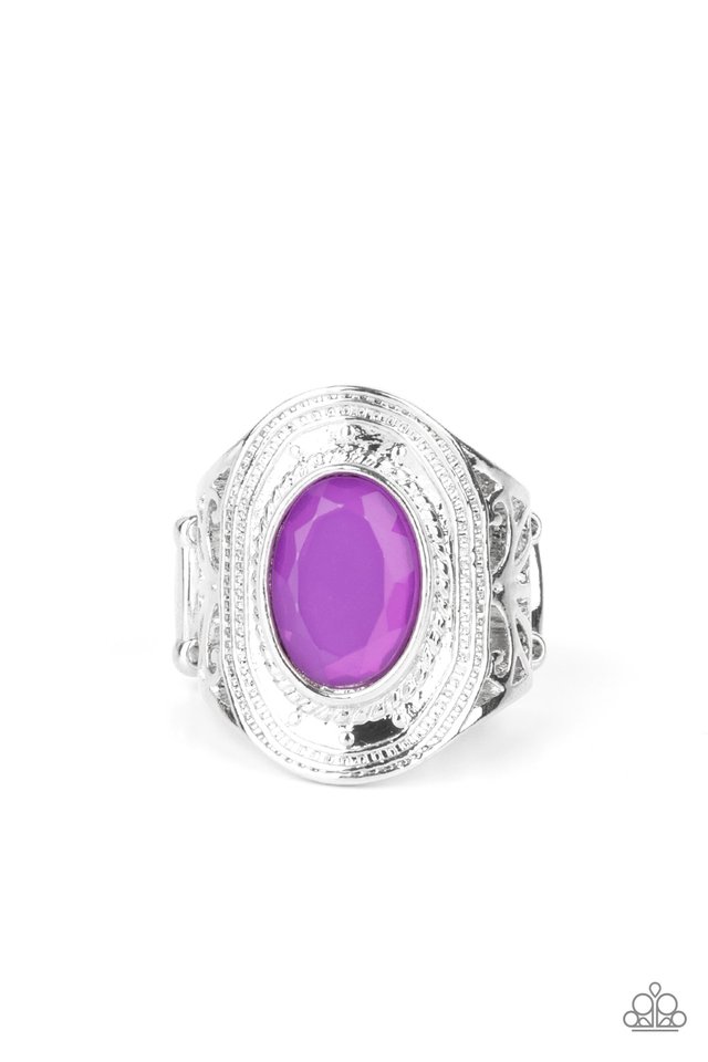 Calm And Classy - Purple - Paparazzi Ring Image