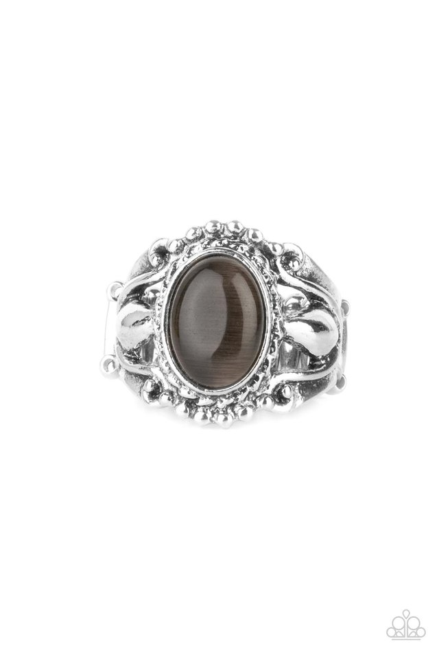 Jubilant Gem - Silver - Paparazzi Ring Image