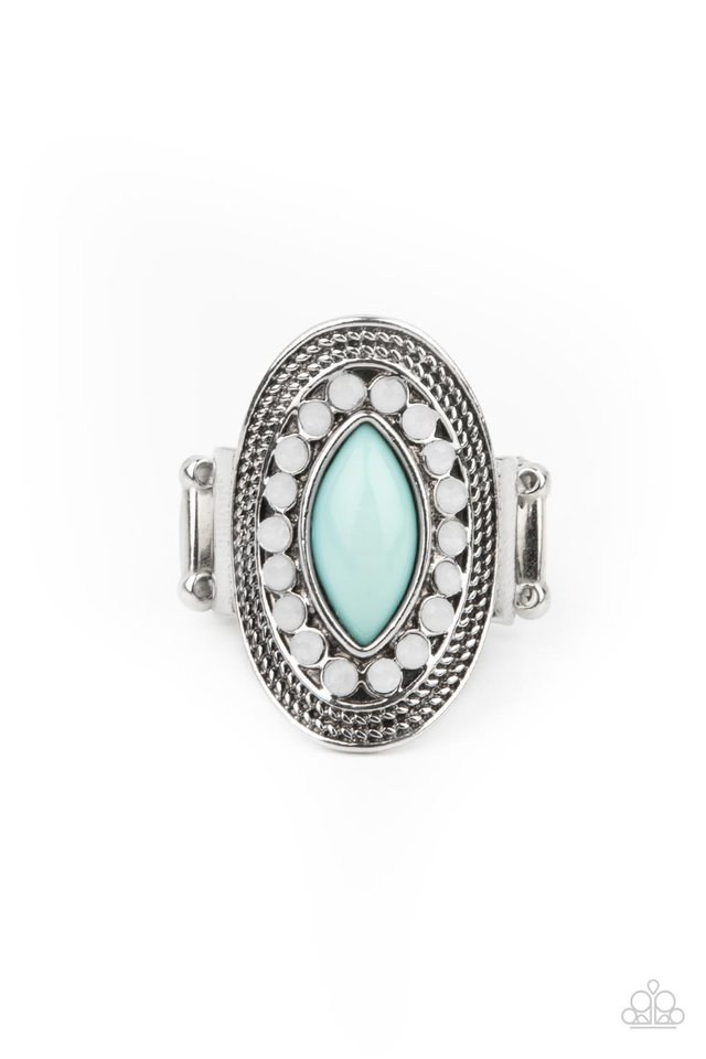 ​Tea Light Twinkle - Blue - Paparazzi Ring Image