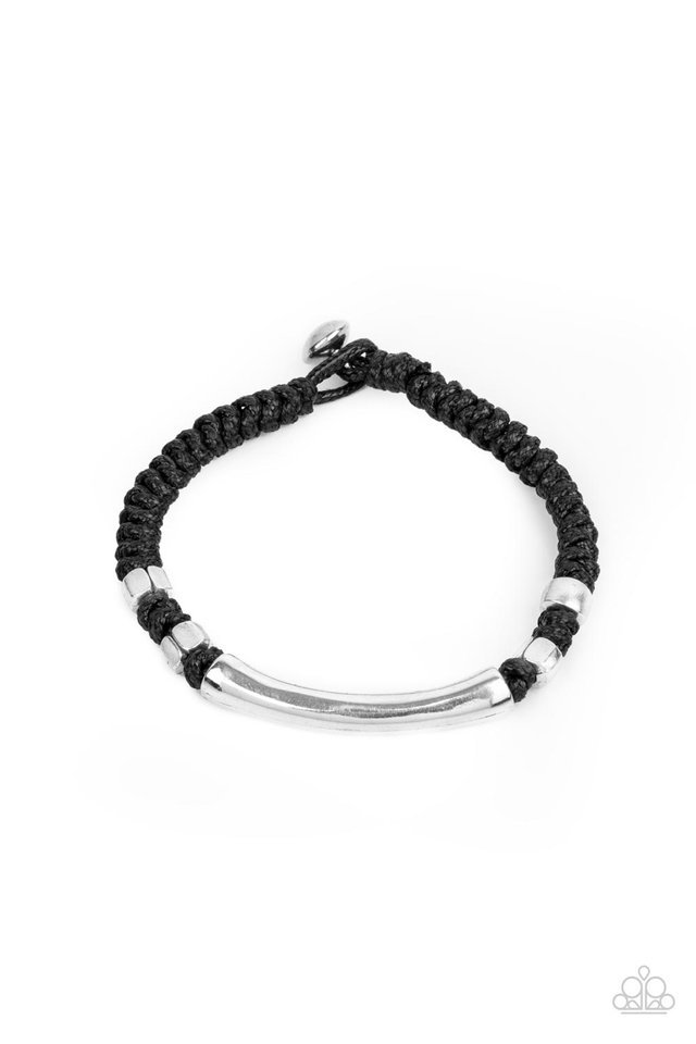 Grounded in Grit - Black - Paparazzi Bracelet Image