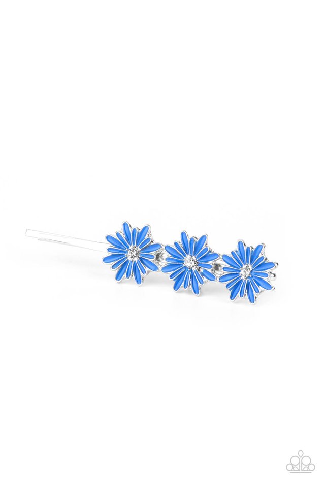 Flower Patch Princess - Blue - Paparazzi Hair Accessories Image