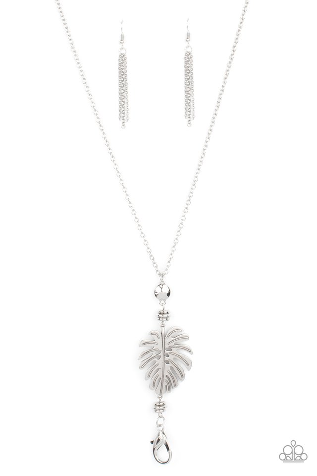 ​Palm Promenade - Silver - Paparazzi Necklace Image