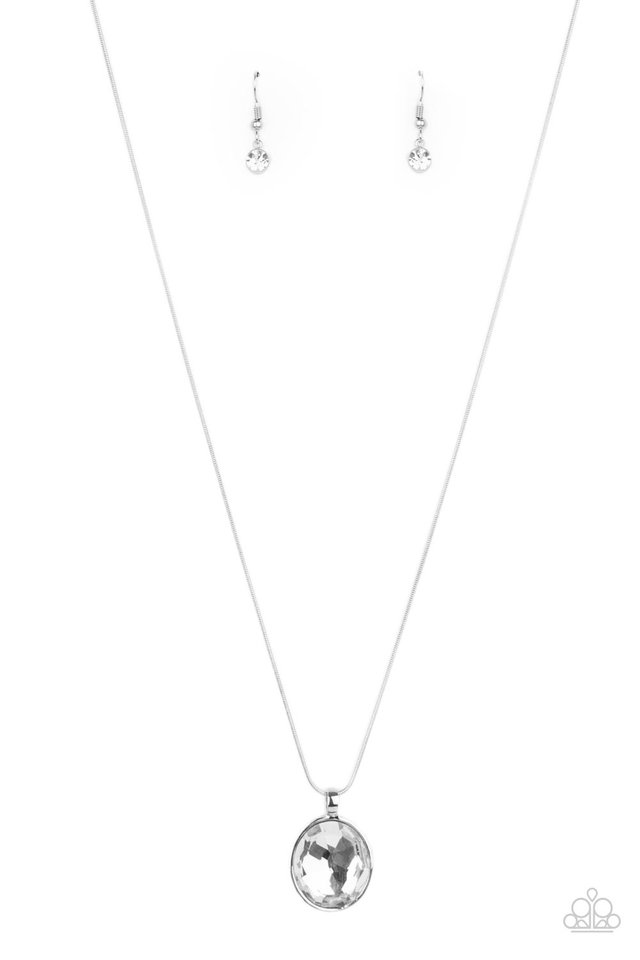 ​Instant Icon - White - Paparazzi Necklace Image
