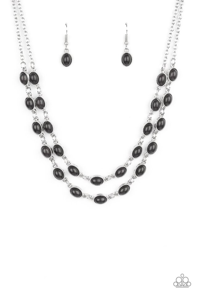 Sahara Safari - Black - Paparazzi Necklace Image