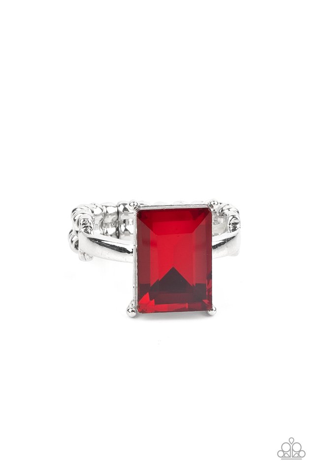 Social Glow - Red - Paparazzi Ring Image