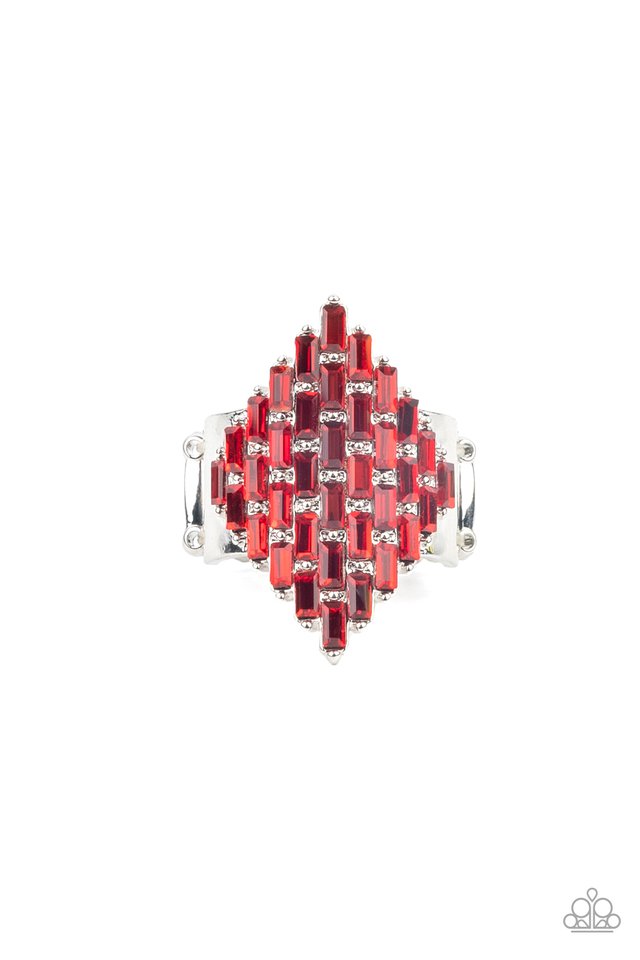 Hive Hustle - Red - Paparazzi Ring Image