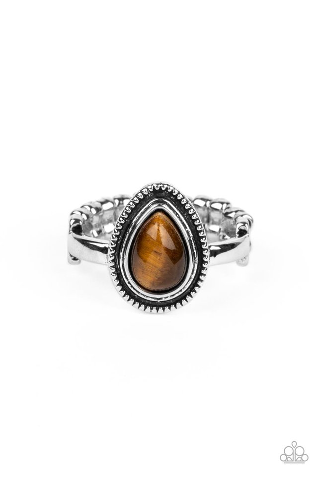 Eco Elements - Brown - Paparazzi Ring Image