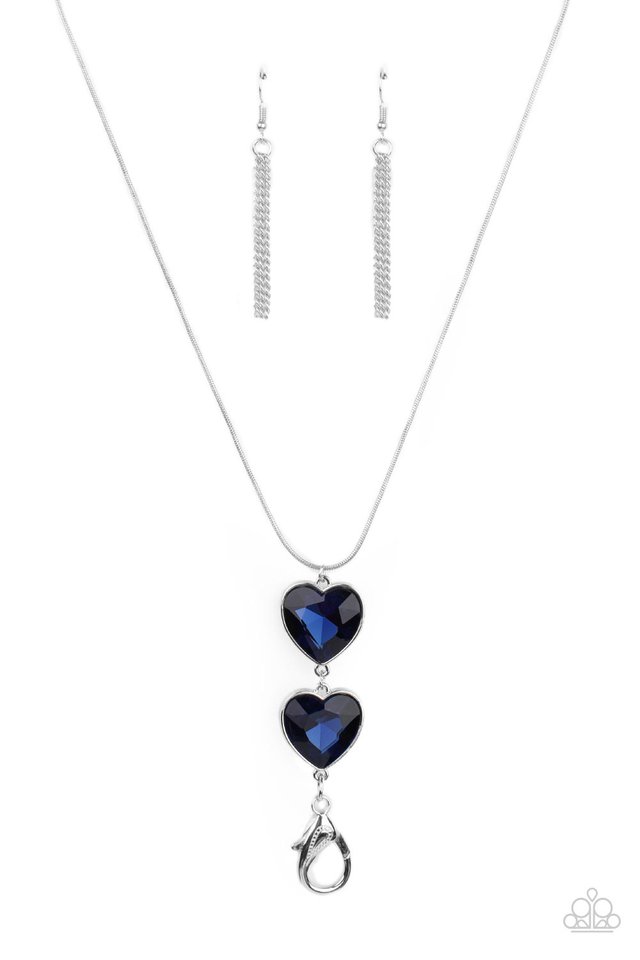 ​​Flirtatious of Them All - Blue - Paparazzi Necklace Image