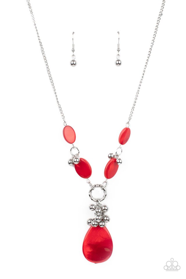 Summer Idol - Red - Paparazzi Necklace Image