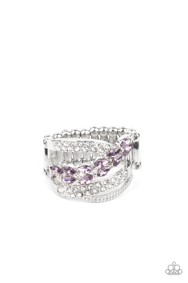 ​Emulating Elegance - Purple - Paparazzi Ring Image