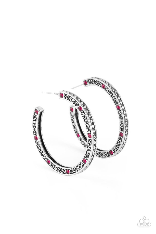 ​Richly Royal - Pink - Paparazzi Earring Image
