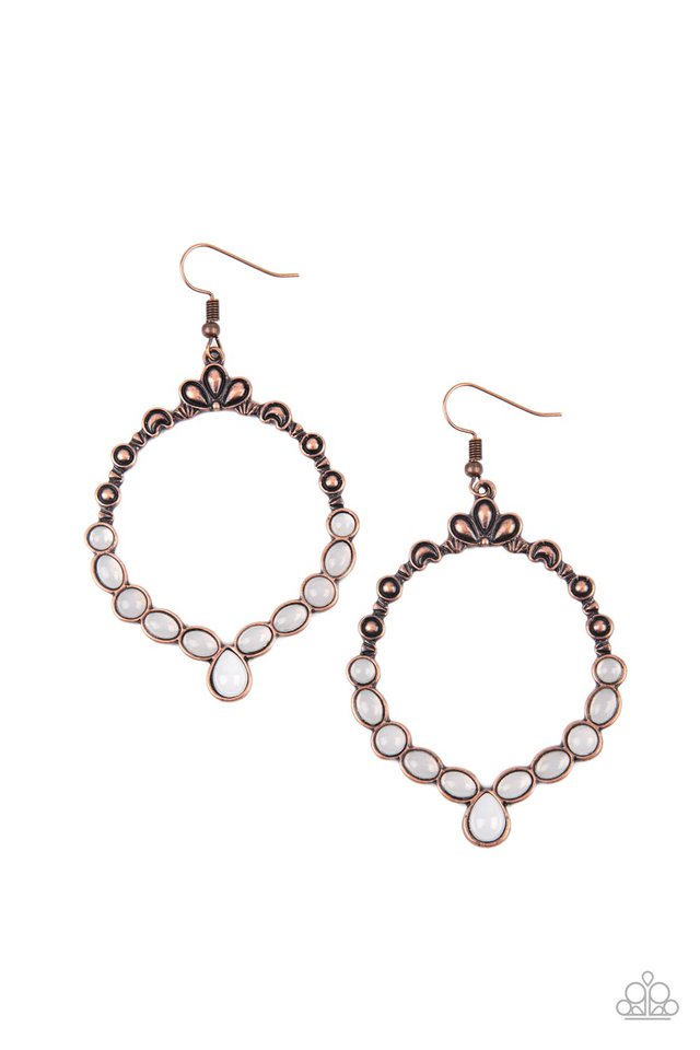 Thai Treasures - Copper - Paparazzi Earring Image