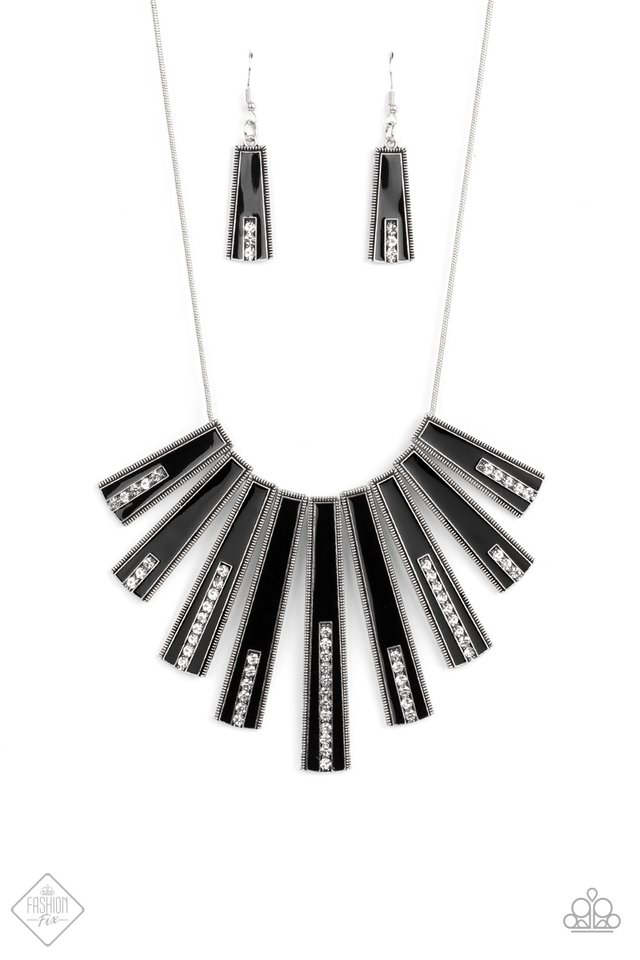FAN-tastically Deco - Black - Paparazzi Necklace Image