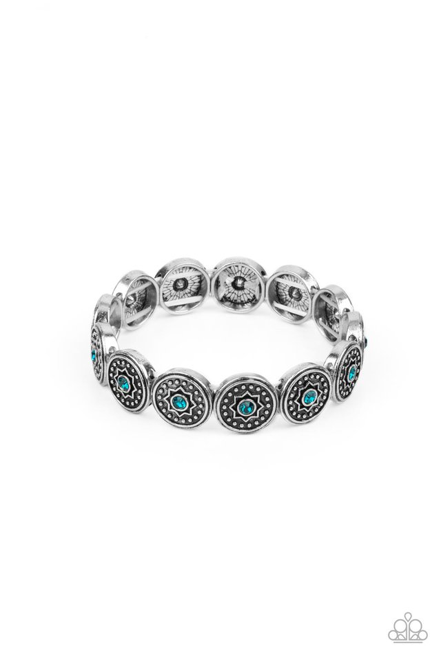 Colorfully Celestial - Blue - Paparazzi Bracelet Image