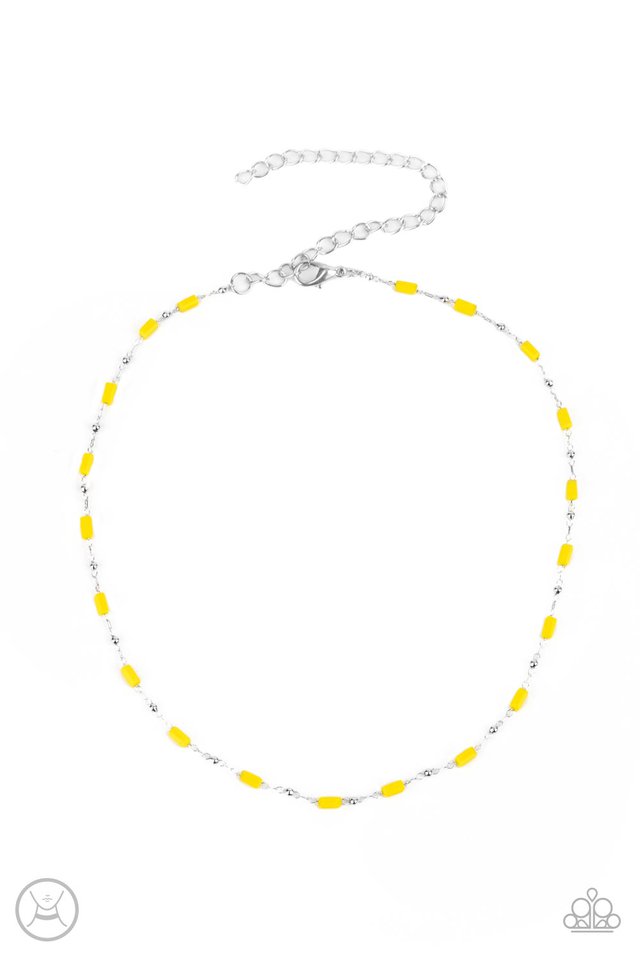 Urban Expo - Yellow - Paparazzi Necklace Image