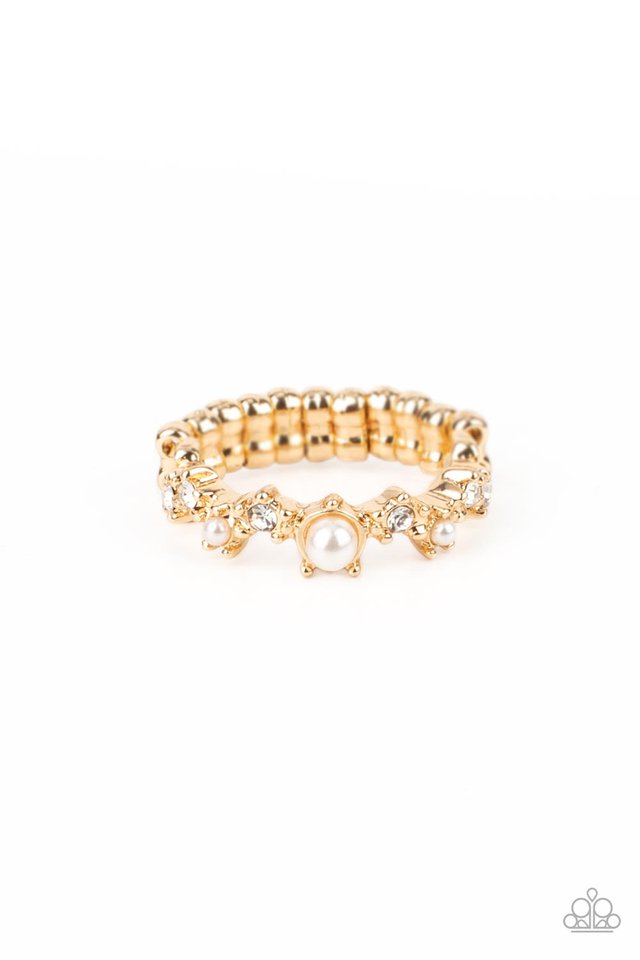 ​Blissfully Bella - Gold - Paparazzi Ring Image
