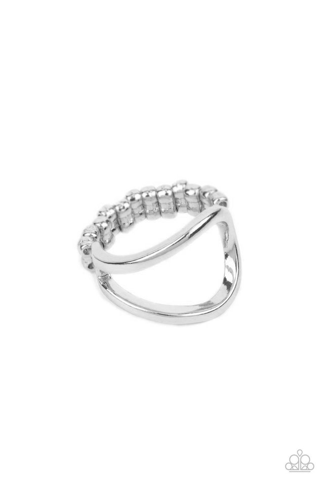 ​Fill The Gap - Silver - Paparazzi Ring Image