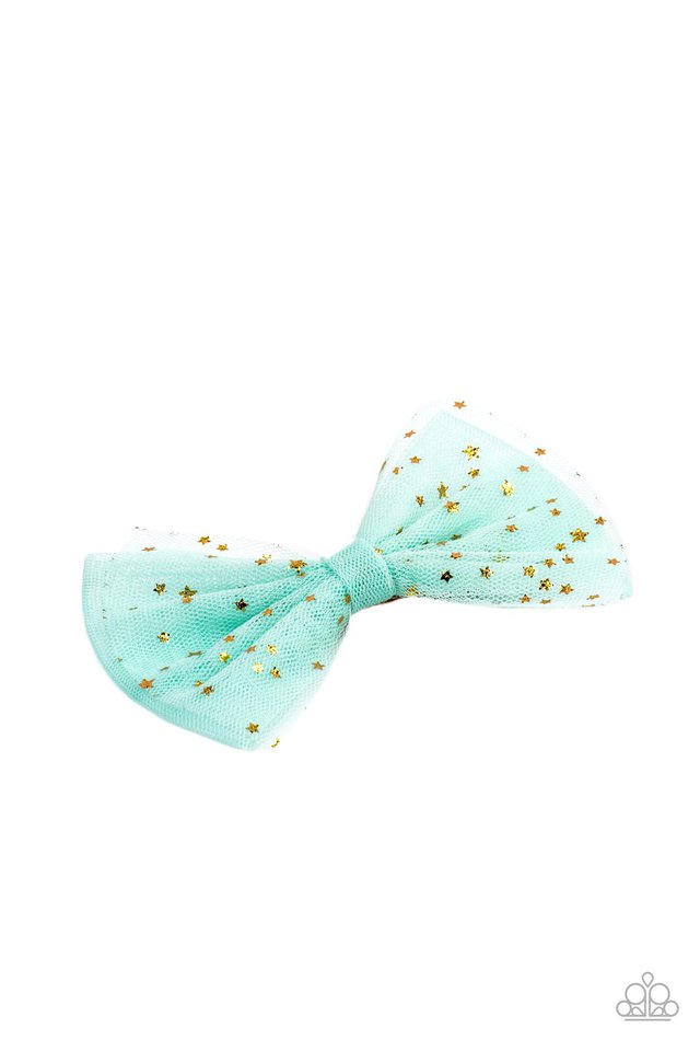 ​Twinkly Tulle - Green - Paparazzi Hair Accessories Image