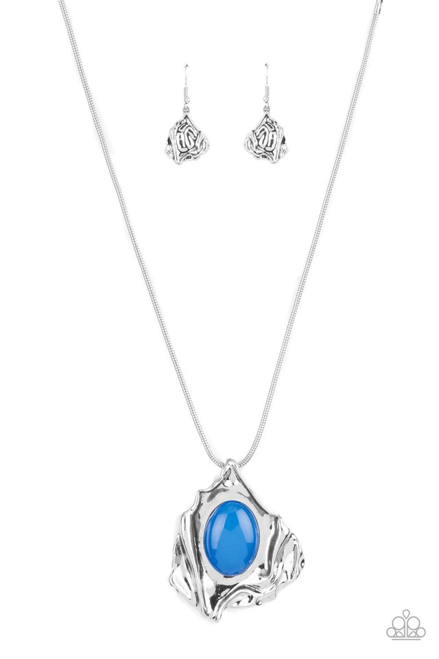​Amazon Amulet - Blue - Paparazzi Necklace Image