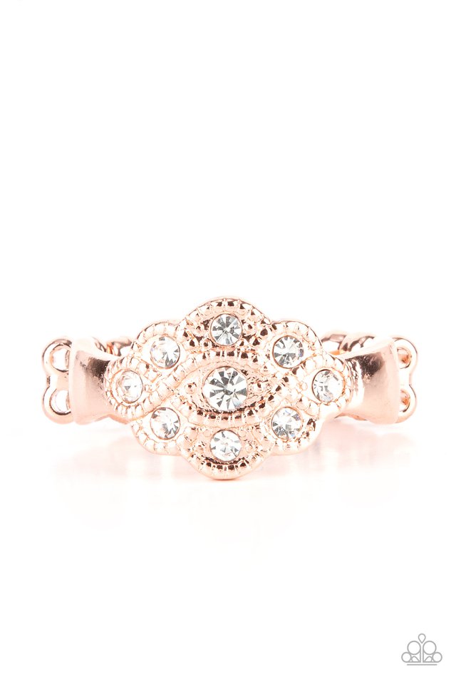 Floral Frou-Frou - Copper - Paparazzi Ring Image