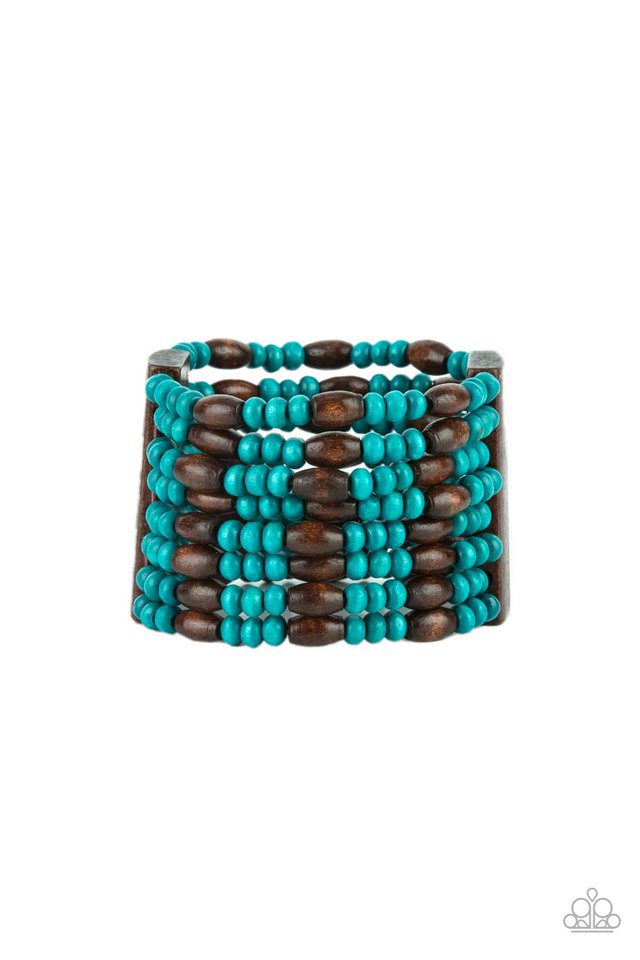 ​Tropical Nirvana - Blue - Paparazzi Bracelet Image