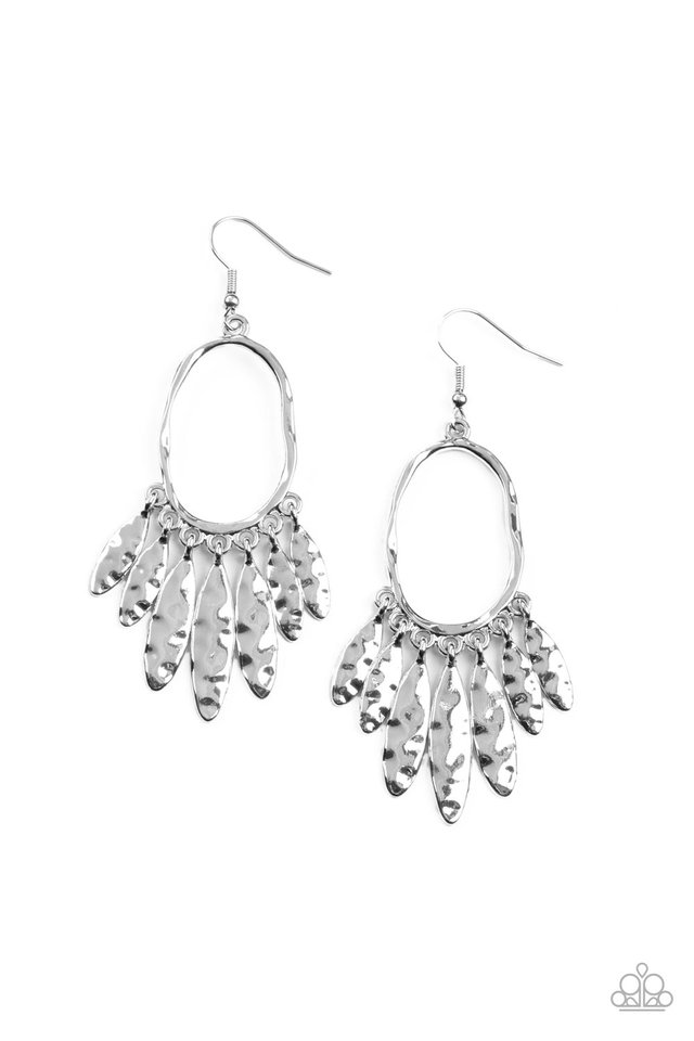 ​Artisan Aria - Silver - Paparazzi Earring Image