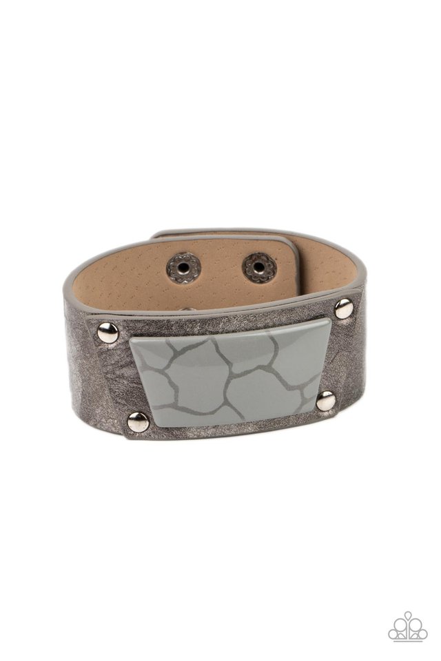 ​Geo Glamper - Silver - Paparazzi Bracelet Image