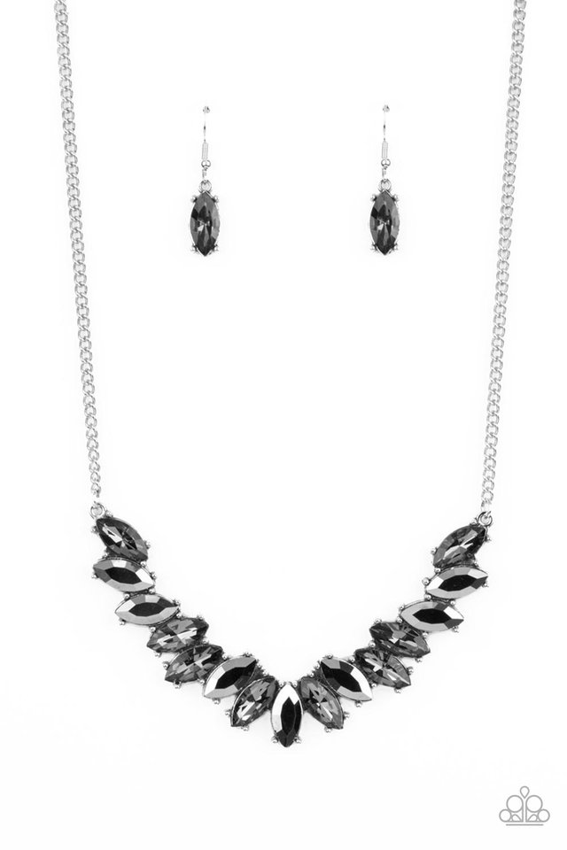 ​Galaxy Game-Changer - Silver - Paparazzi Necklace Image