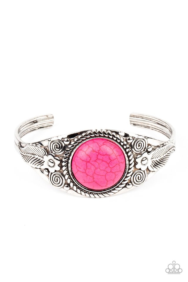 Whimsically Winslow - Pink - Paparazzi Bracelet Image