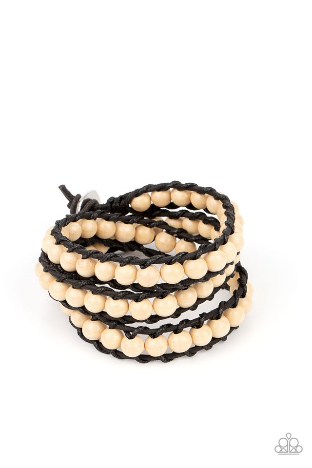 ​Pine Paradise - White - Paparazzi Bracelet Image