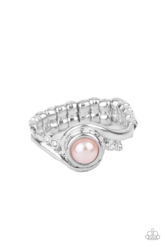 ​Pearly Pizzazz - Pink - Paparazzi Ring Image