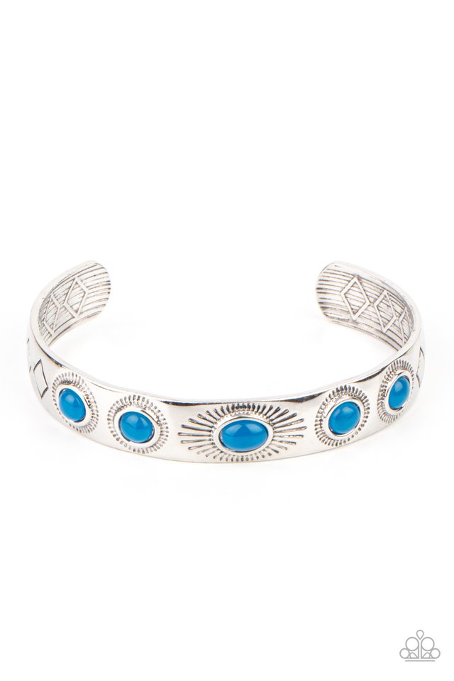 ​Heavenly Horizons - Blue - Paparazzi Bracelet Image